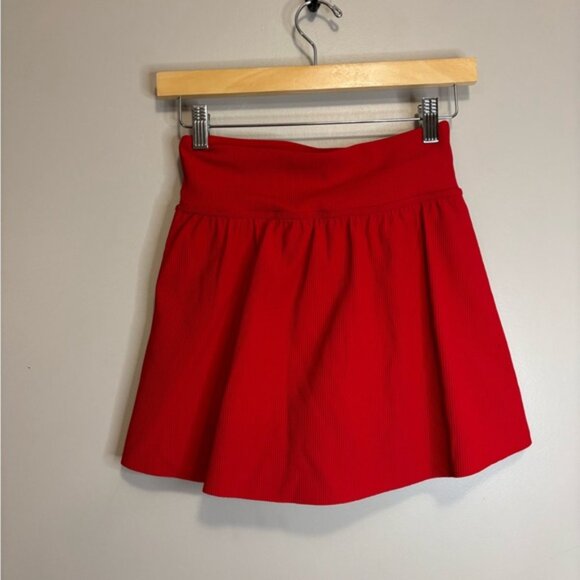 SPANX Vibrant Red Mini Skirt - Picture 4 of 5
